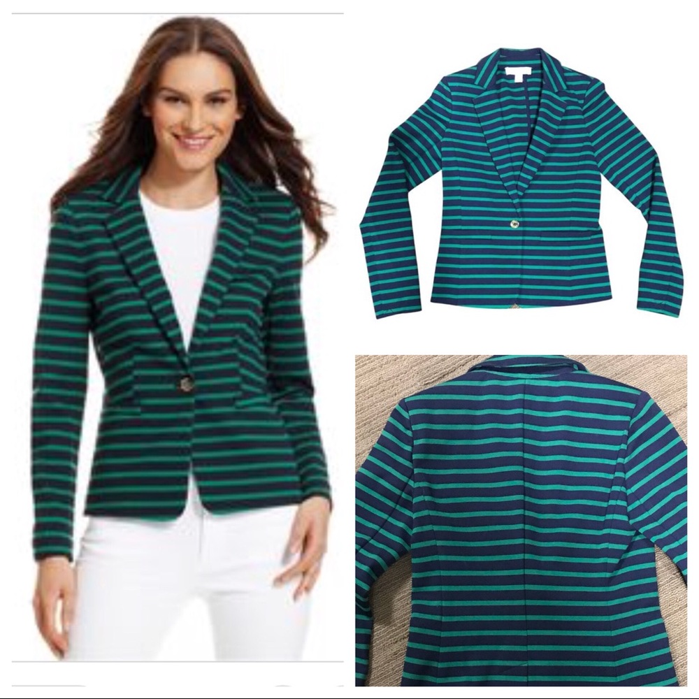 Michael Kors Striped Blazer NWOT